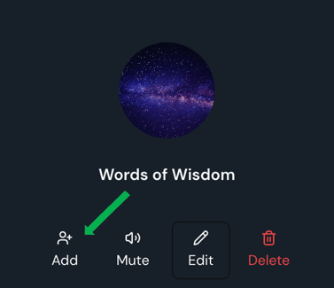 add new member to group warrow-1