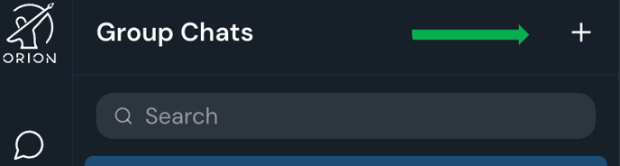 desktop + to create a chat warrow