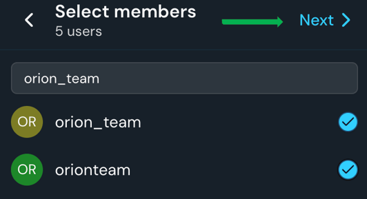 group chat add users warrows