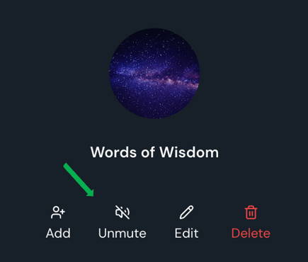 unmute chat warrow